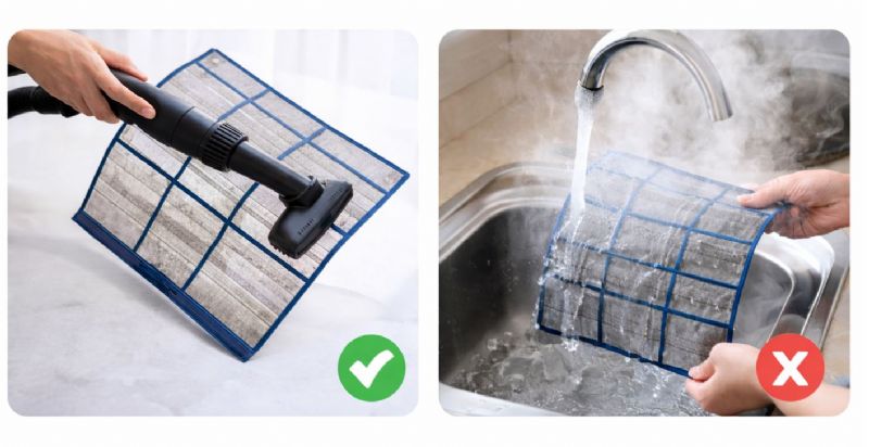 濾網清洗別踩雷！吸塵器／冷水沖洗才安全，避免變形縮水